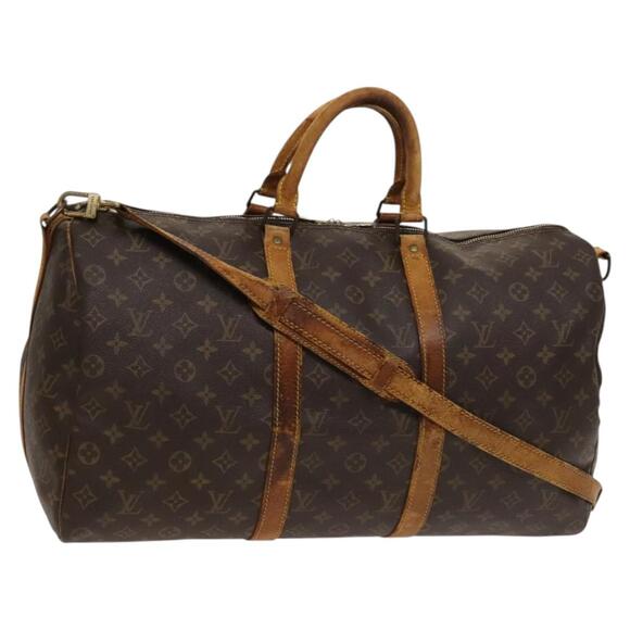 LOUIS VUITTON Monogram Keepall Bandouliere 50 Boston Bag M41416 - Picture 1 of 16